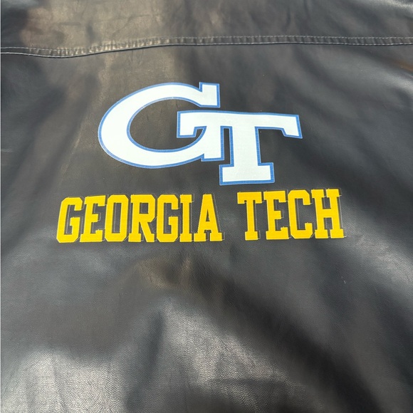 Georgia Tech Black and Yellow Varsity Jacket Men’s XL - Picture 3 of 16